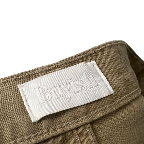 Boyish The Tommy Tan The Crowd High Rise Button Fly Rigid Straight Jeans Size 24 - Picture 4 of 9